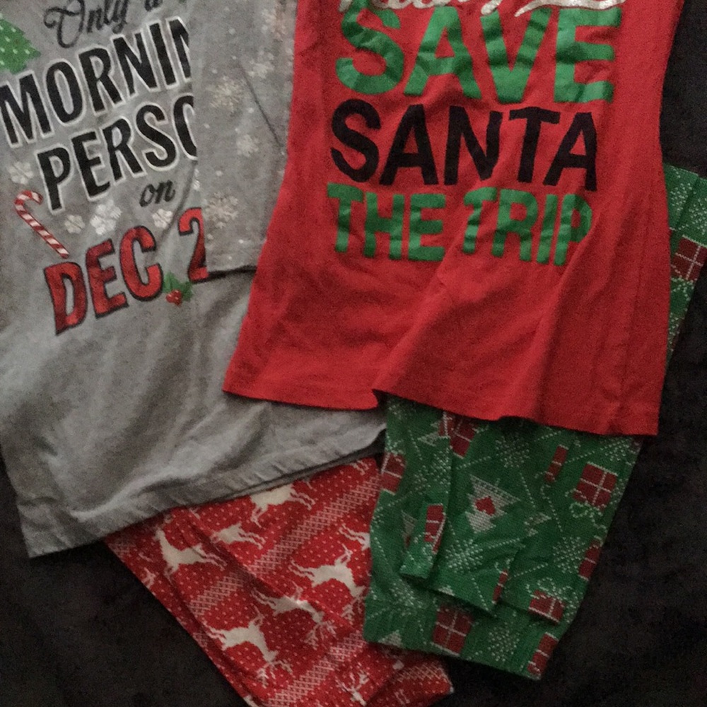 Leggings with matching tops ladies size S 2 outfits